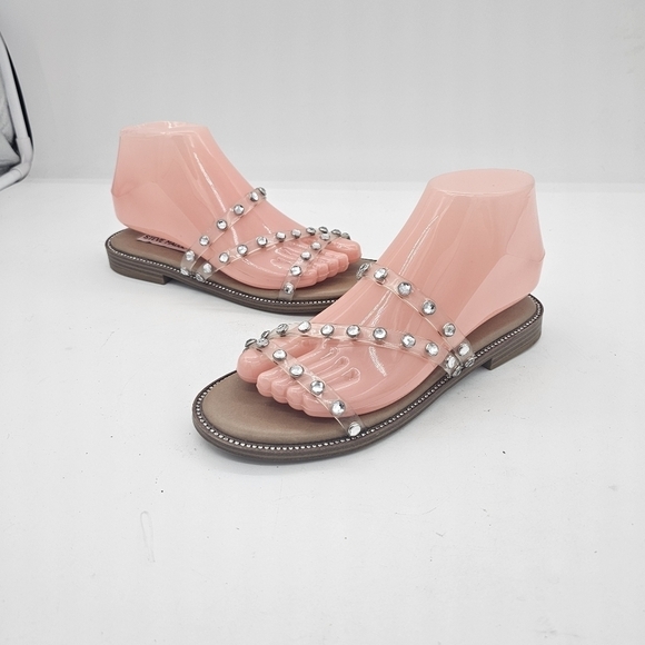 Steve Madden Skyler Strappy Flat Studded Sandals Size 7 - Picture 7 of 13